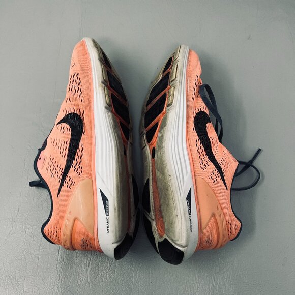 Nike Lunarglide 5 Shoes Womens Size 8.5 Peach Black Dynamic Support Running - Picture 6 of 9